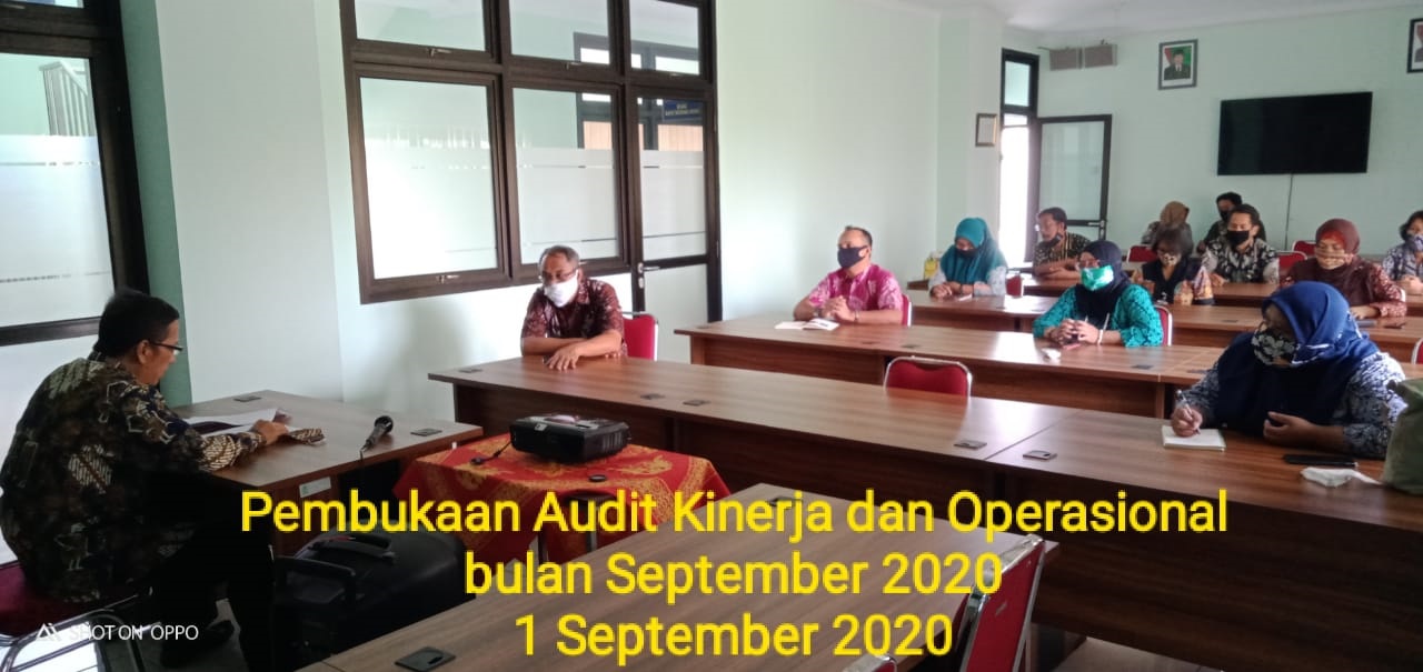 Pembukaan Audit Operasional dan Kinerja September 2020