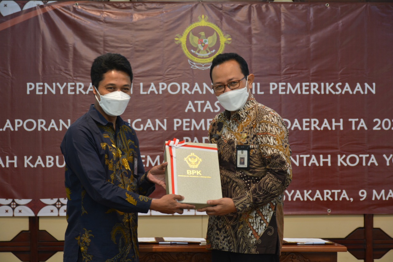 Pemkot Yogyakarta Meraih Predikat Opini Wajar Tanpa Pengecualian (WTP) ke-13