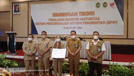 Bimtek Penilaian Mandiri Maturitas SPIP dan Penandatanganan Komitmen Pelaksanaan Penilaian Mandiri Maturitas SPIP Terintegrasi pada Pemerintah Kota Yogyakarta